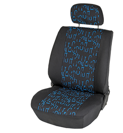 5 Sitzer Auto Sitzbezge Universal Sitzbezug Vordersitze Schonbezüge  Sitzauflage - Blau